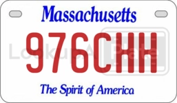 976CHH license plate in Massachusetts