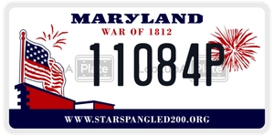 11084P license plate in Maryland