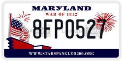 8FP0527  license plate in MD
