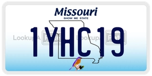1YHC19 license plate in Missouri