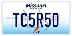 TC5R5D license plate in Missouri