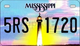 5RS1720 license plate in Mississippi
