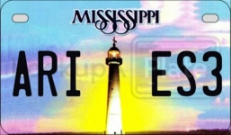 ARIES3 license plate in Mississippi