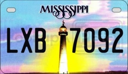 LXB7092 license plate in Mississippi