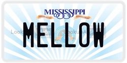 MELLOW  license plate in MS