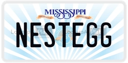 NESTEGG  license plate in MS
