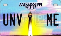 UNVME license plate in Mississippi