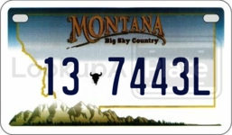 137443L license plate in Montana