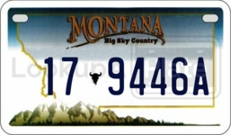 179446A license plate in Montana