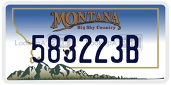 583223B  license plate in MT