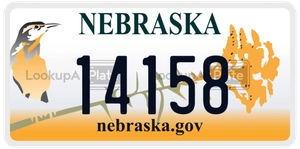 14158 license plate in Nebraska