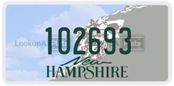 102693  license plate in NH