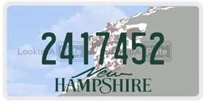 2417452 license plate in New Hampshire