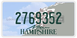 2769352 license plate in New Hampshire