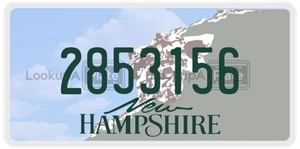 2853156 license plate in New Hampshire