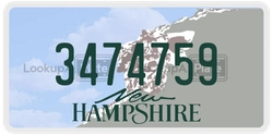 3474759  license plate in NH