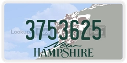 3753625  license plate in NH