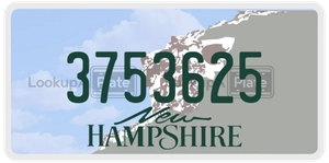 3753625 license plate in New Hampshire