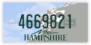 4669821 license plate in New Hampshire