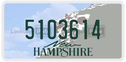 5103614  license plate in NH