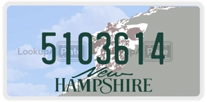 5103614 license plate in New Hampshire