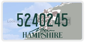 5240245 license plate in New Hampshire