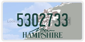 5302733 license plate in New Hampshire