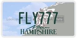 FLY777  license plate in NH