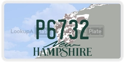 P6732  license plate in NH