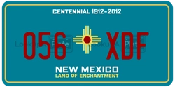 056XDF  license plate in NM