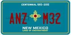 ANZM32  license plate in NM