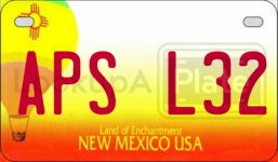 APSL32 license plate in New Mexico