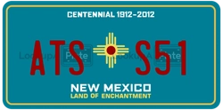 ATSS51  license plate in NM