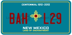 BAHL29  license plate in NM