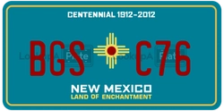 BGSC76  license plate in NM