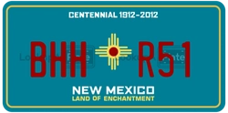 BHHR51  license plate in NM