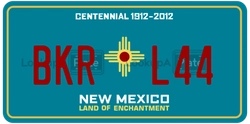 BKRL44  license plate in NM
