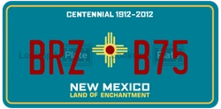 BRZB75  license plate in NM