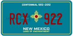 RCX922  license plate in NM