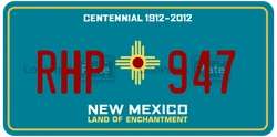 RHP947  license plate in NM