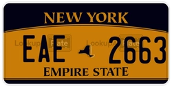 EAE2663  license plate in NY