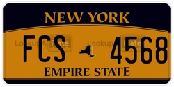 FCS4568  license plate in NY