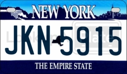 JKN5915 license plate in New York