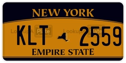 KLT2559  license plate in NY