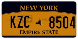 KZC8504  license plate in NY