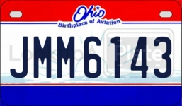 JMM6143 license plate in Ohio