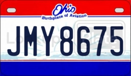 JMY8675 license plate in Ohio