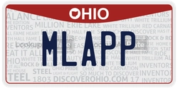 MLAPP  license plate in OH