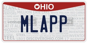 MLAPP license plate in Ohio