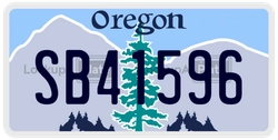 SB41596  license plate in OR